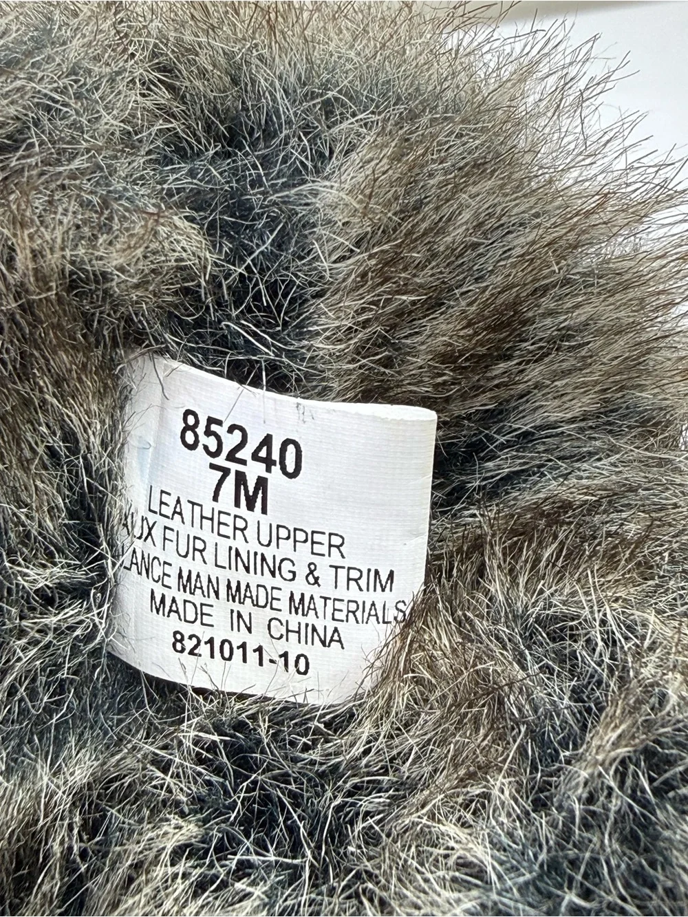 Minnetonka Suede Faux Fur Cuff Boots Size 7
